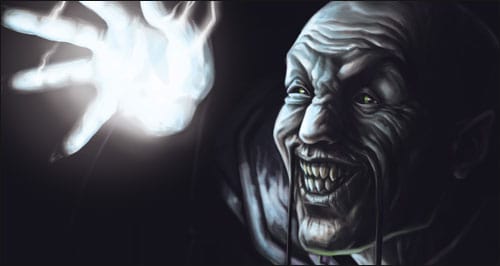Moroianu – personaj din Harap Alb continuă, ilustrație de Andrei Moldovan